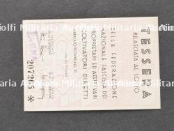 Lot de cartes de membres d’associations fascistes. Batch of membership cards for fascist associations. — photo 23
