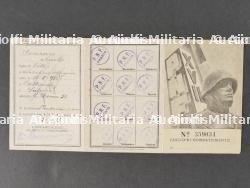 Lot de cartes de membres d’associations fascistes. Batch of membership cards for fascist associations. — miniature 28