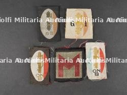 Lot d’insigne des Jeunesses Fascistes. Set of Fascist Youth badges. — miniature 17