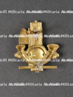 Insigne de casque de la 2ème Légion de Chemises Noires coloniale de Misurata. Helmet badge of the 2nd Misurata Colonial Blackshirt Legion. — miniature 2