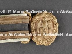 Lot de deux ceinturons d’officier de la MVSN. Set of two MVSN officer's belts. — photo 7