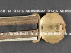 Lot de deux ceinturons d’officier de la MVSN. Set of two MVSN officer's belts. — miniature 8