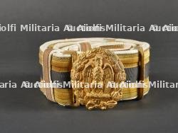 Lot de deux ceinturons d’officier de la MVSN. Set of two MVSN officer's belts. — photo 11