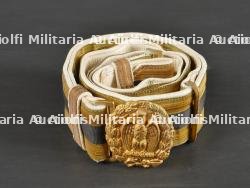 Lot de deux ceinturons d’officier de la MVSN. Set of two MVSN officer's belts. — photo 12