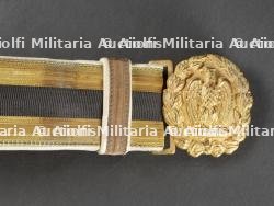 Lot de deux ceinturons d’officier de la MVSN. Set of two MVSN officer's belts. — miniature 18