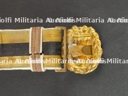 Lot de deux ceinturons d’officier de la MVSN. Set of two MVSN officer's belts. — photo 20