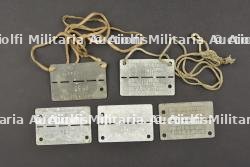 Plaques d'identité Stalag. Stalag identity plates.