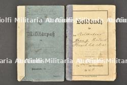Livret militaire allemand. German military booklets.
