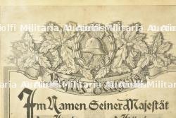 Diplôme de la médaille des blessés. Diploma for the wounded. — miniature 3