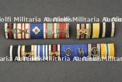 Barettes de rubans de décoration. Barettes of decorative ribbons.