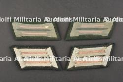 Pattes de col officier Heer. Heer officer collar tabs.