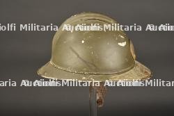 Casque Adrian officier troupes d'Afrique. Adrian helmet for African troops. — photo 5