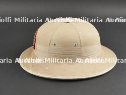 Casque coloniale italien de l’armée Royale Italienne. Italian colonial helmet of the Italian Royal Army.  — miniature 7