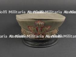 Casquette de Général de brigade de L’Armée Royale Italienne. Cap of Brigadier General of the Italian Royal Army.