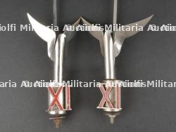Paire de porte-fanion de la Decima Mas. Pair of Decima Mas pennant holder. — photo 2