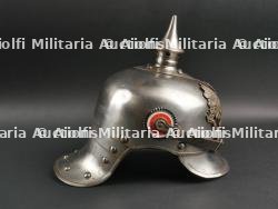 Prusse Casque de Kürassier modèle 1915. Prussia - M1915 Cuirassier spiked helmet. — miniature 13