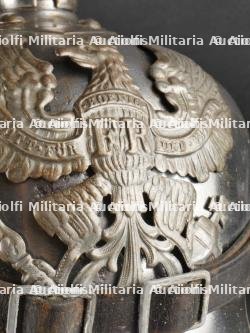 Prusse Casque de Kürassier modèle 1915. Prussia - M1915 Cuirassier spiked helmet. — miniature 20