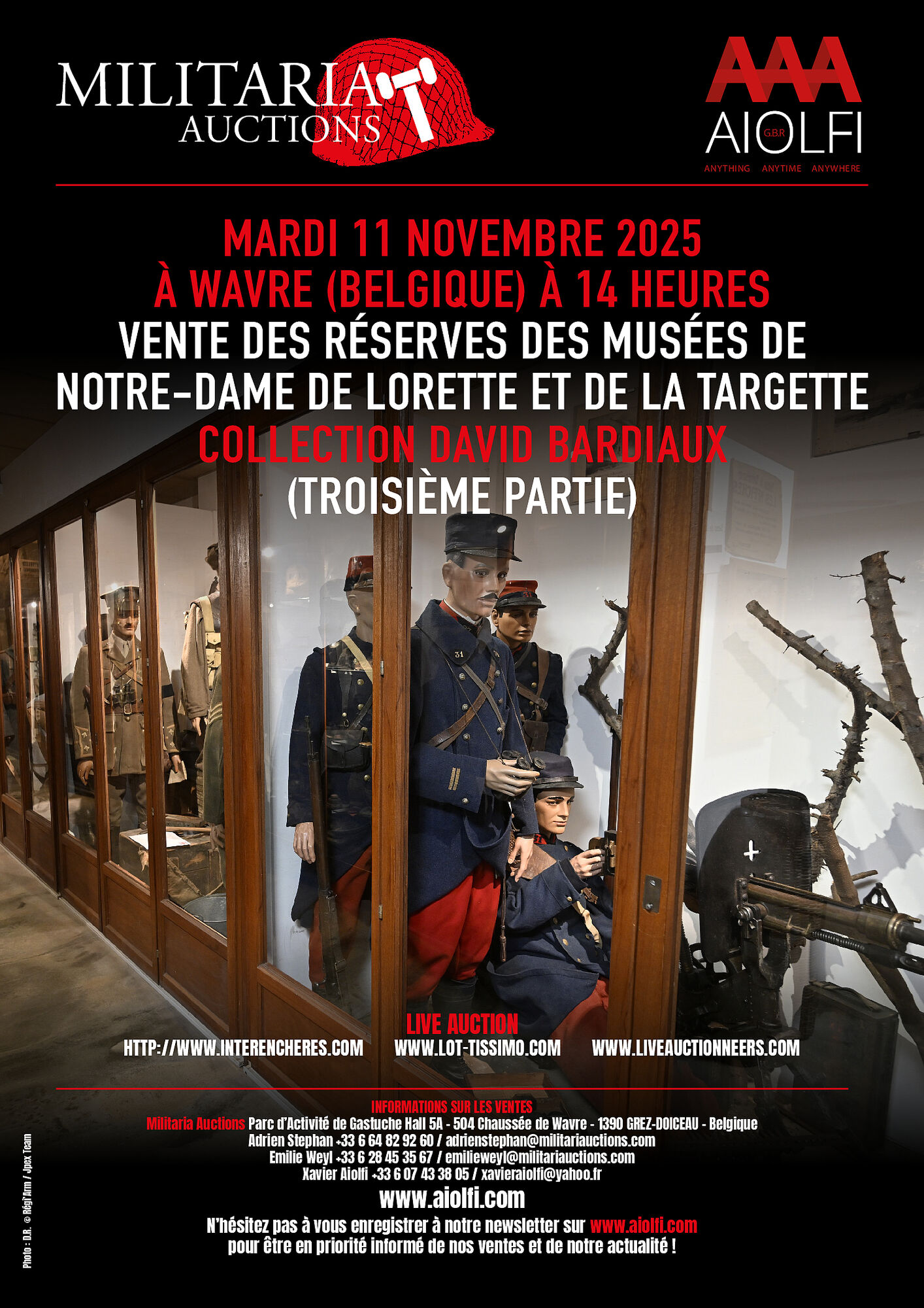 Vente des réserves des musées de Notre-Dame de Lorette et de la Targette Collection David BARDIAUX (troisième partie)