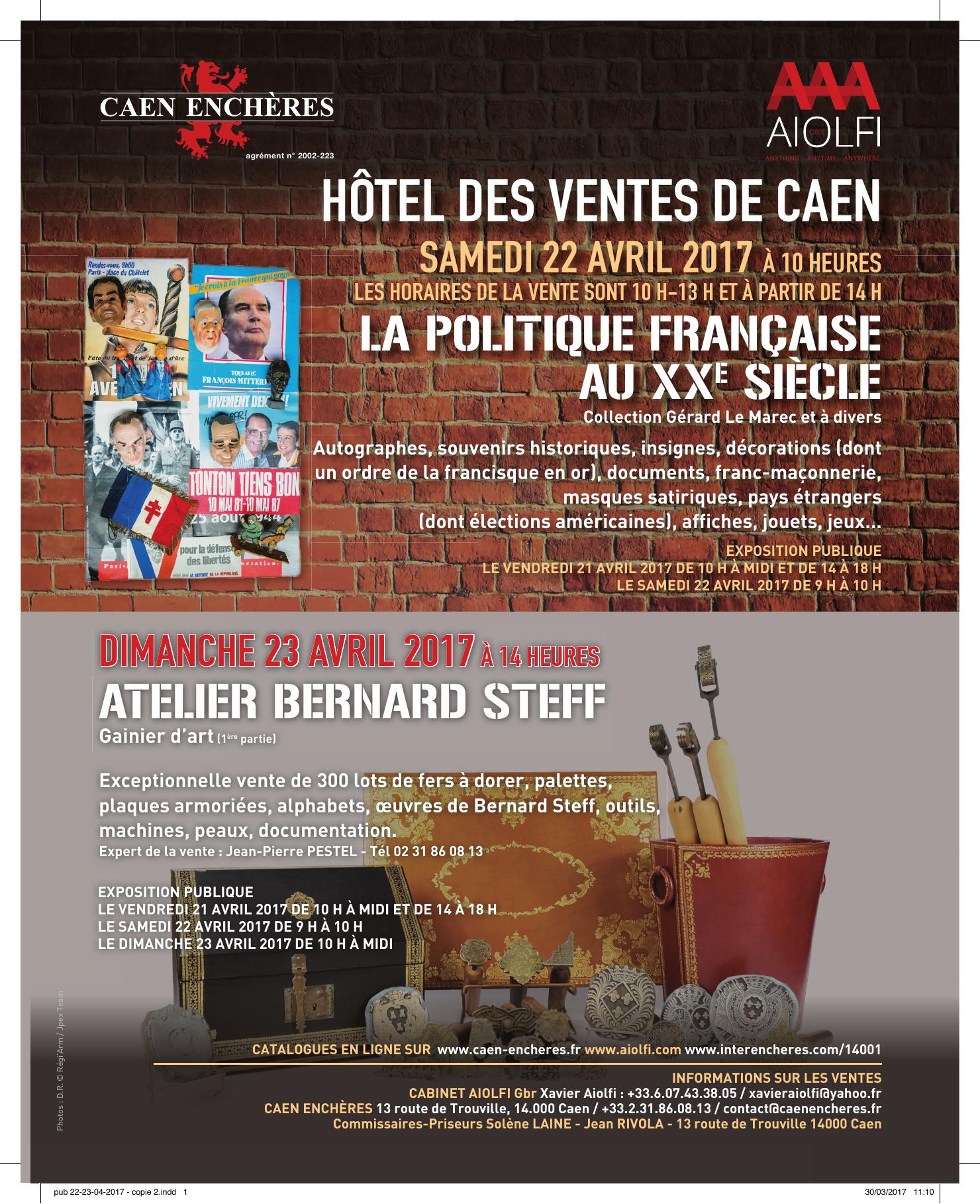 Publicité Aiolfi 2017 n°5