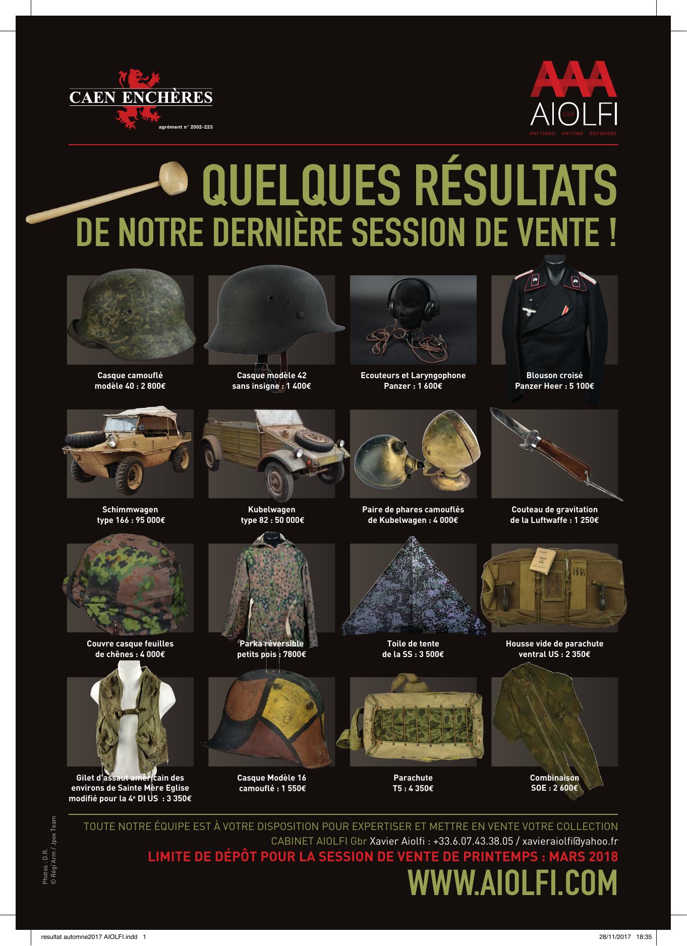 Publicité Aiolfi 2018 n°15