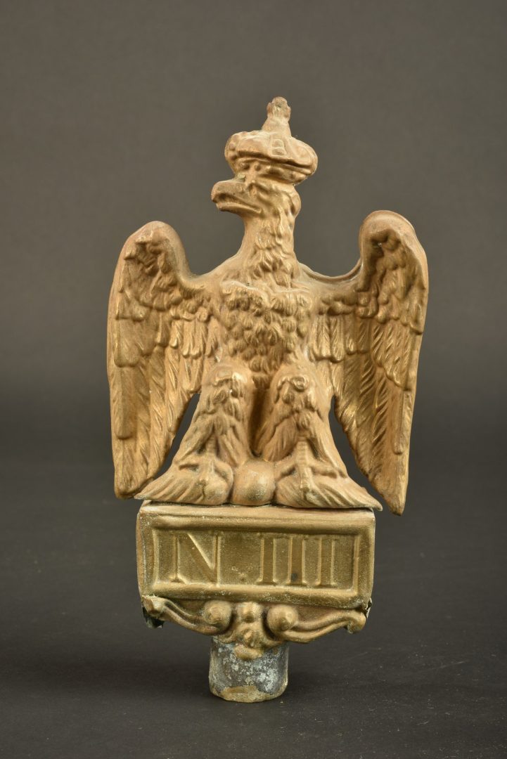 Petite aigle de drapeau de pavoisement Napoléon III