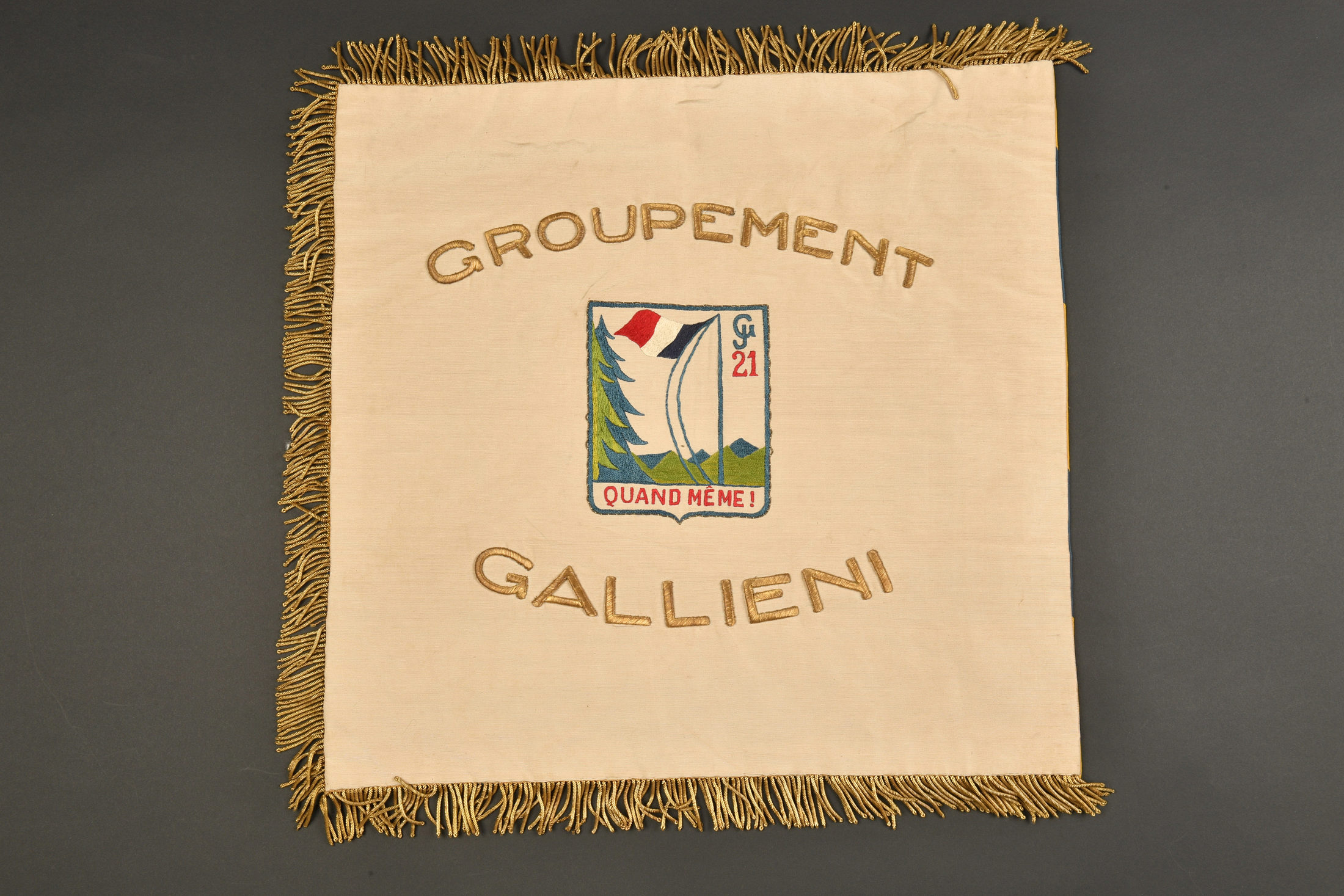 Fanion du Groupe de direction du Groupement 21. | Aiolfi G.b.r.