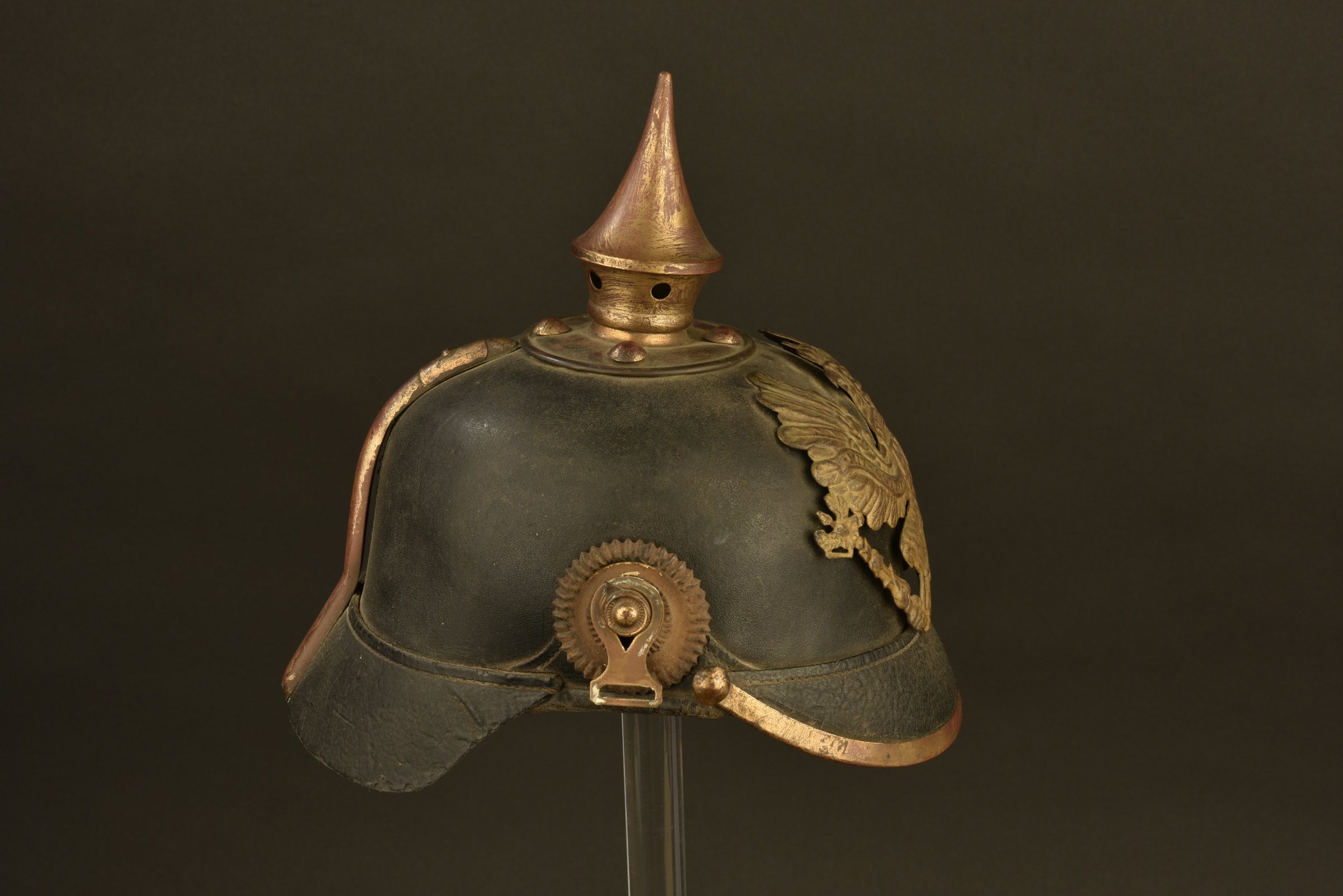 Casque à Pointe Prussien Presse-papier Sur Socle - Fabrication Française