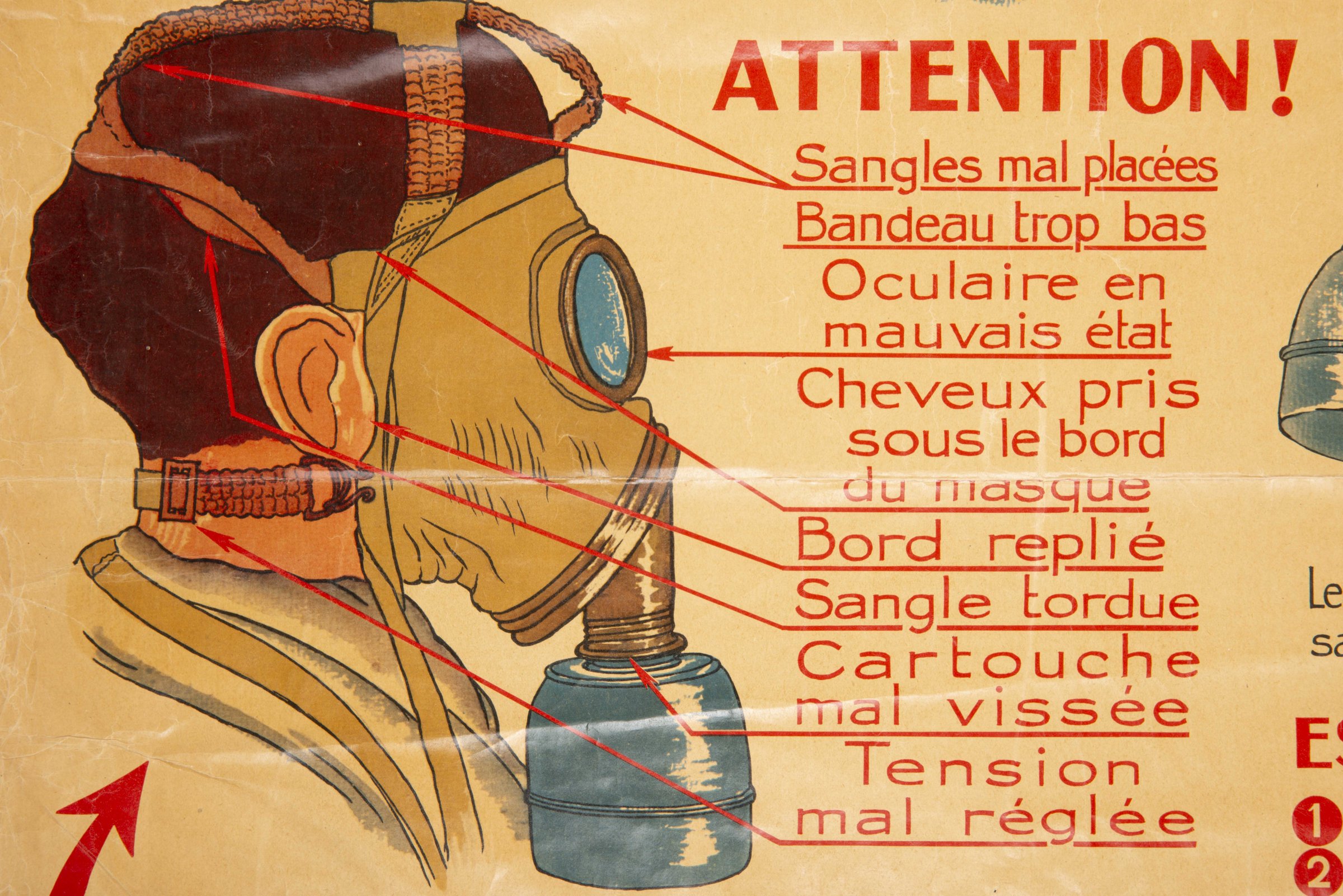 Affiche défense passive Aiolfi G.b.r.