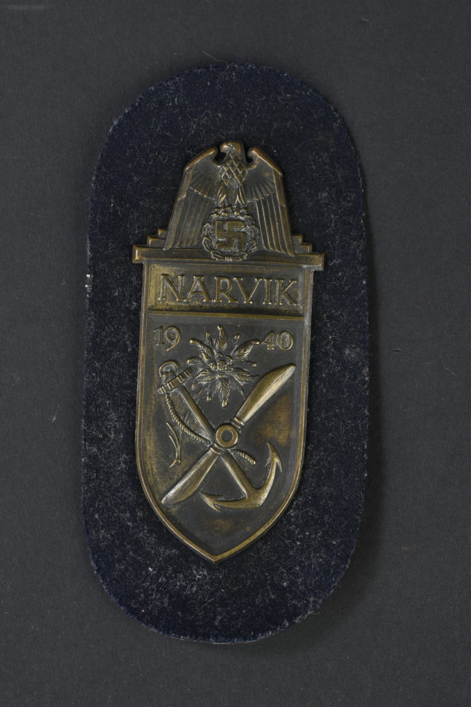 Plaque de bras Narvik pour la Kriegsmarine Aiolfi G b r Plaque de bras Narvik pour la Kriegsmarine Aiolfi G b r