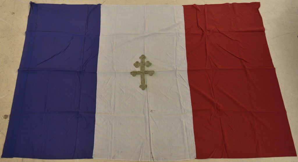 Drapeau français et Croix de Lorraine Aiolfi G.b.r.