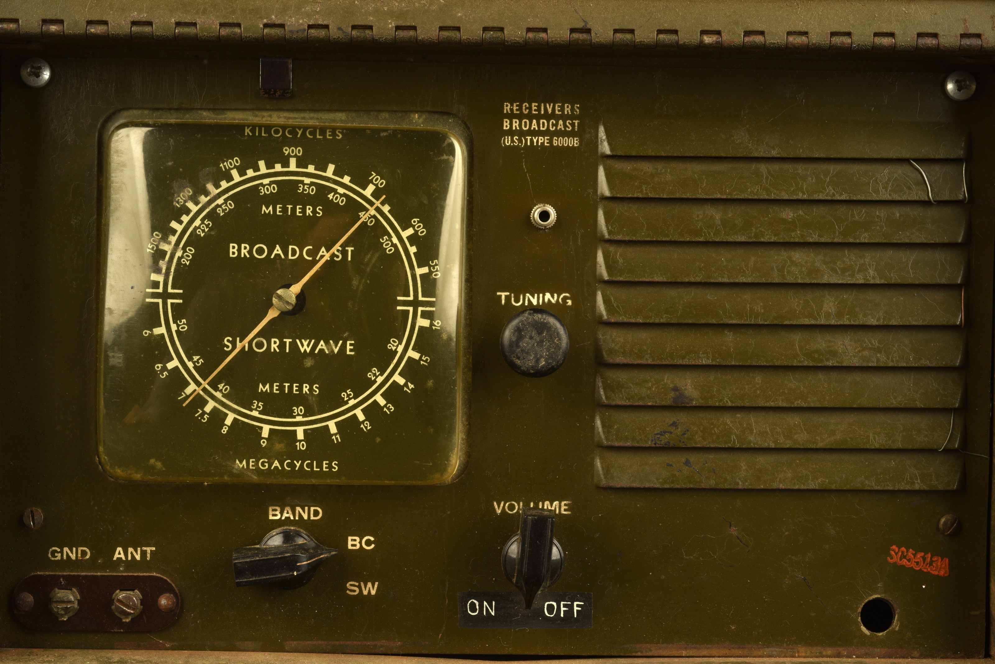 Radio receiver Model 6000B. Aiolfi G.b.r.