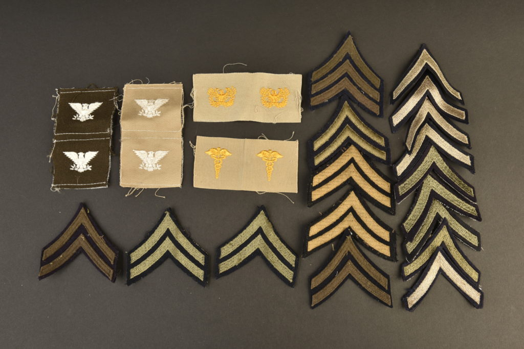 Ensemble d'insignes de grade de l'armée américaine | Aiolfi G.b.r.