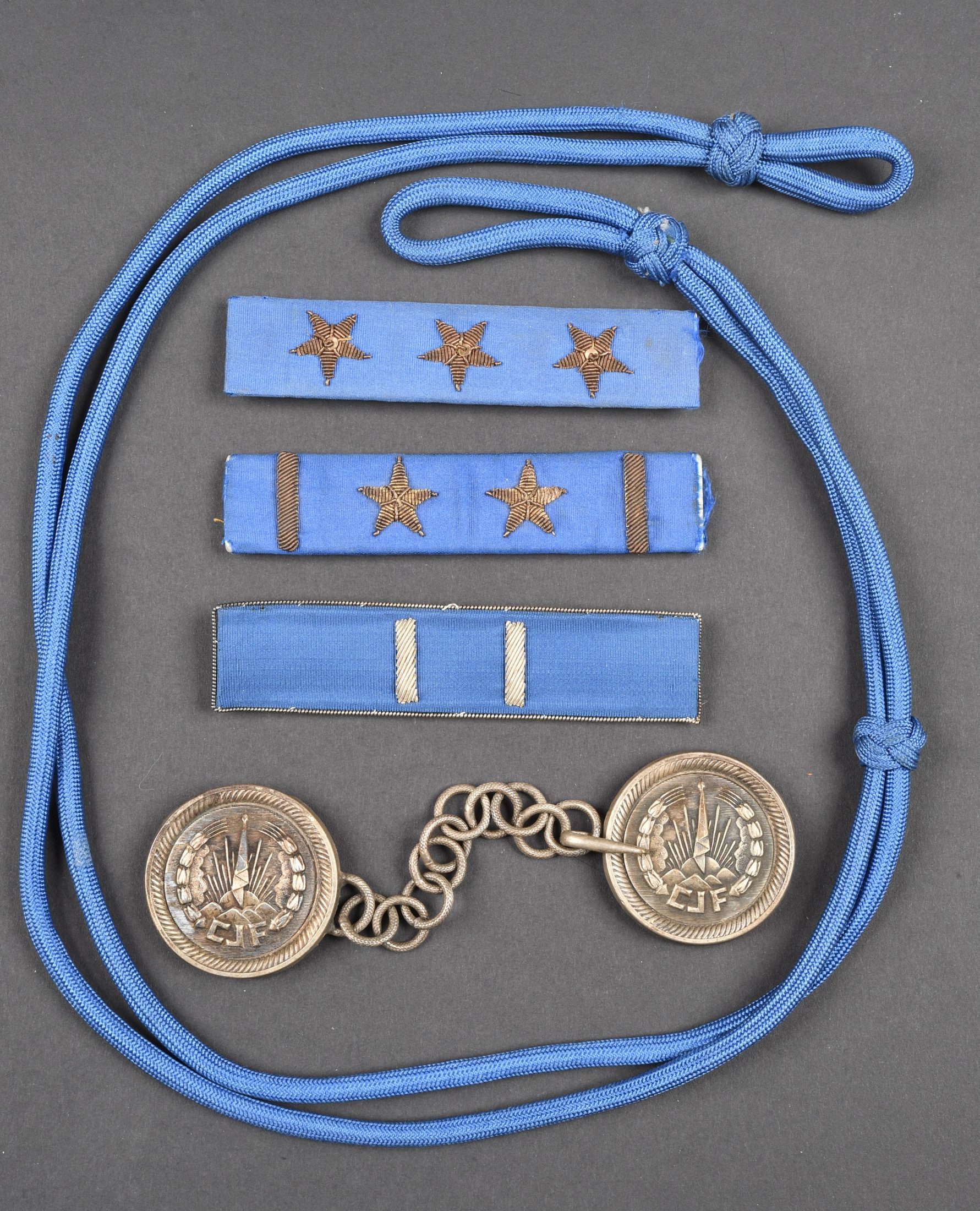 Ensemble de barrettes de grades. Aiolfi G.b.r.