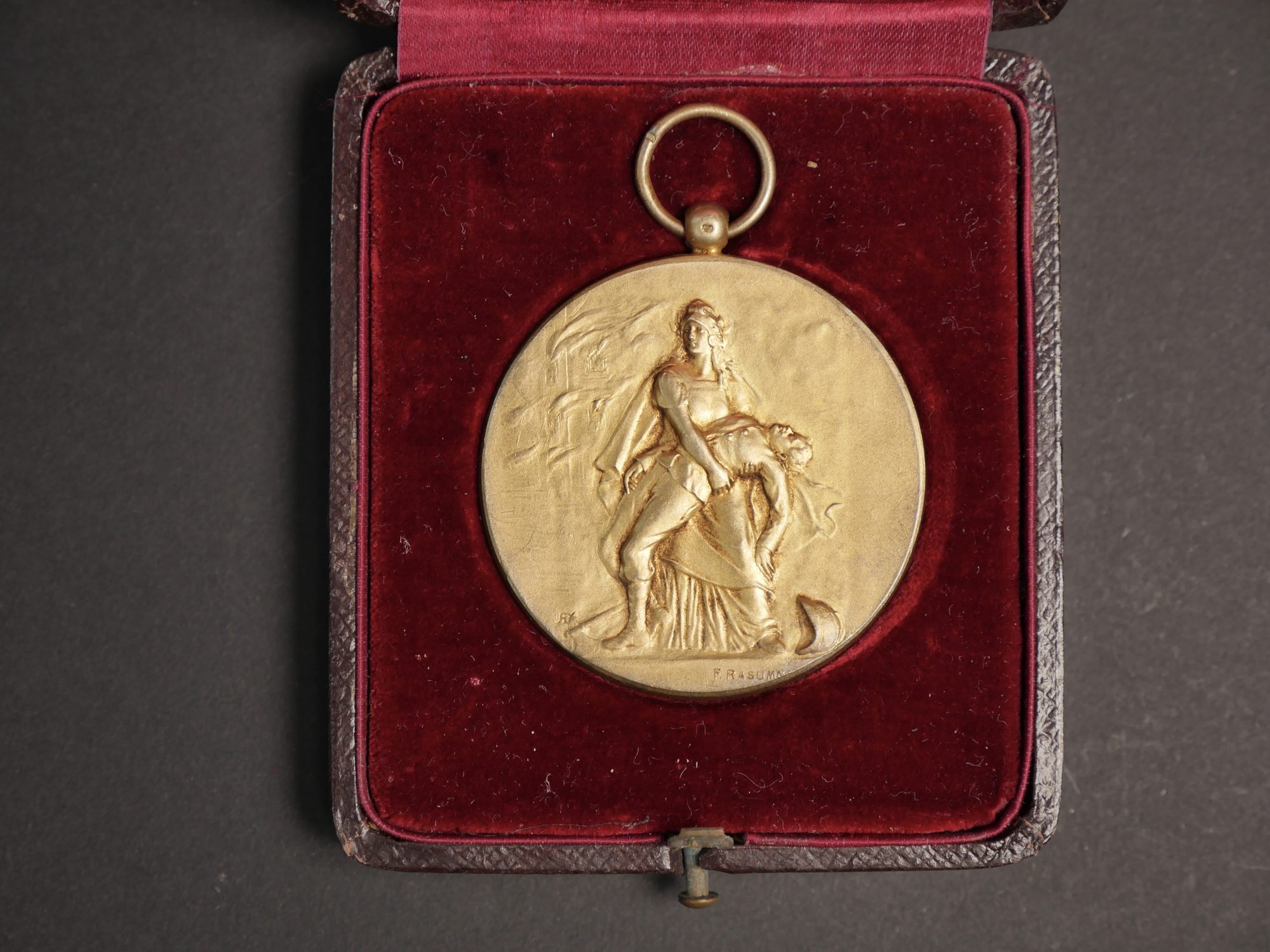 TROISIÈME RÉPUBLIQUE Médaille, Concours de manoeuvre de pompes à