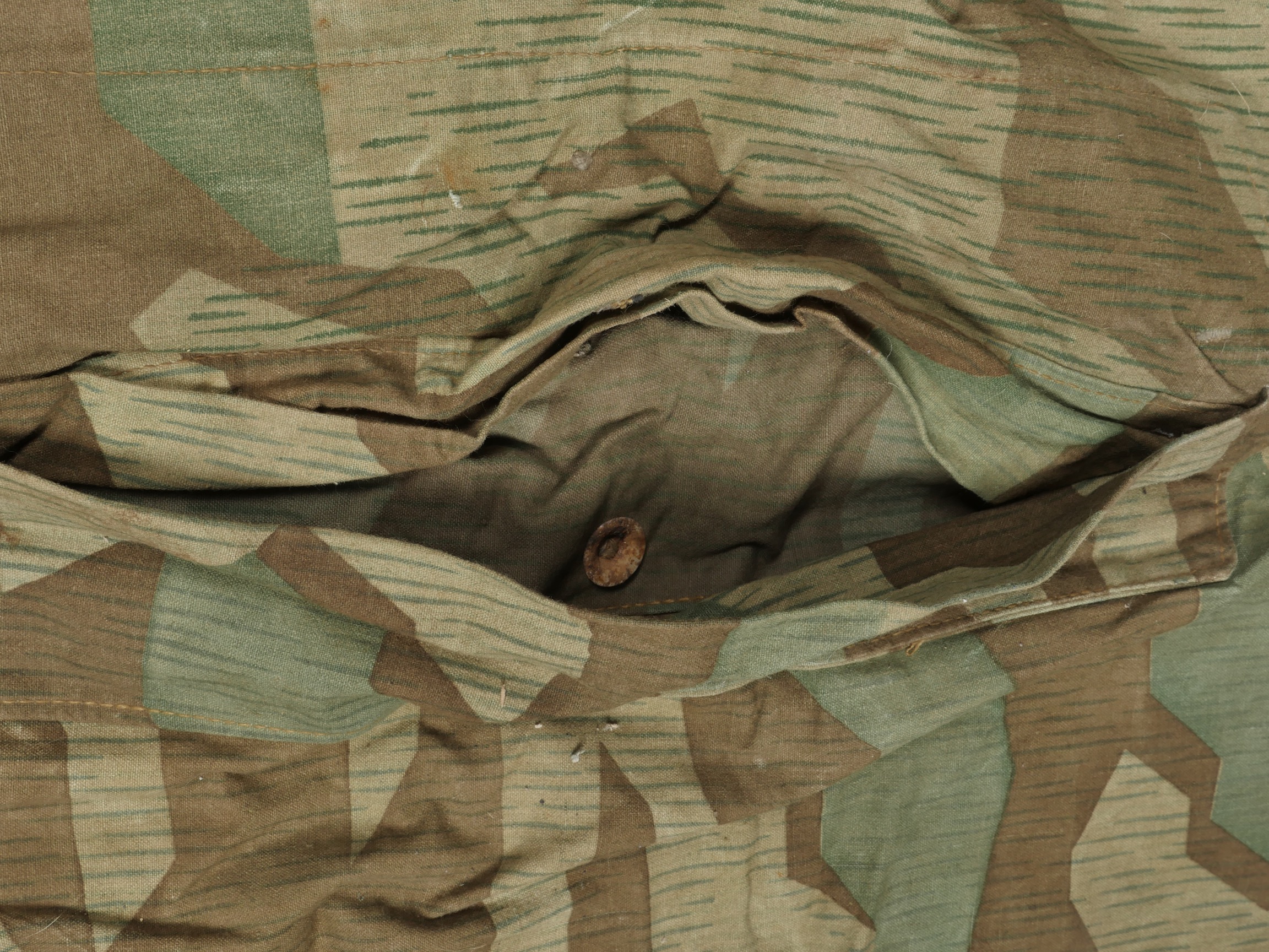 Kit De Mâts De Tente Zeltbahn WW2 D'origine - Équipement Armée Allemande Vert - Occasion Excédentaire