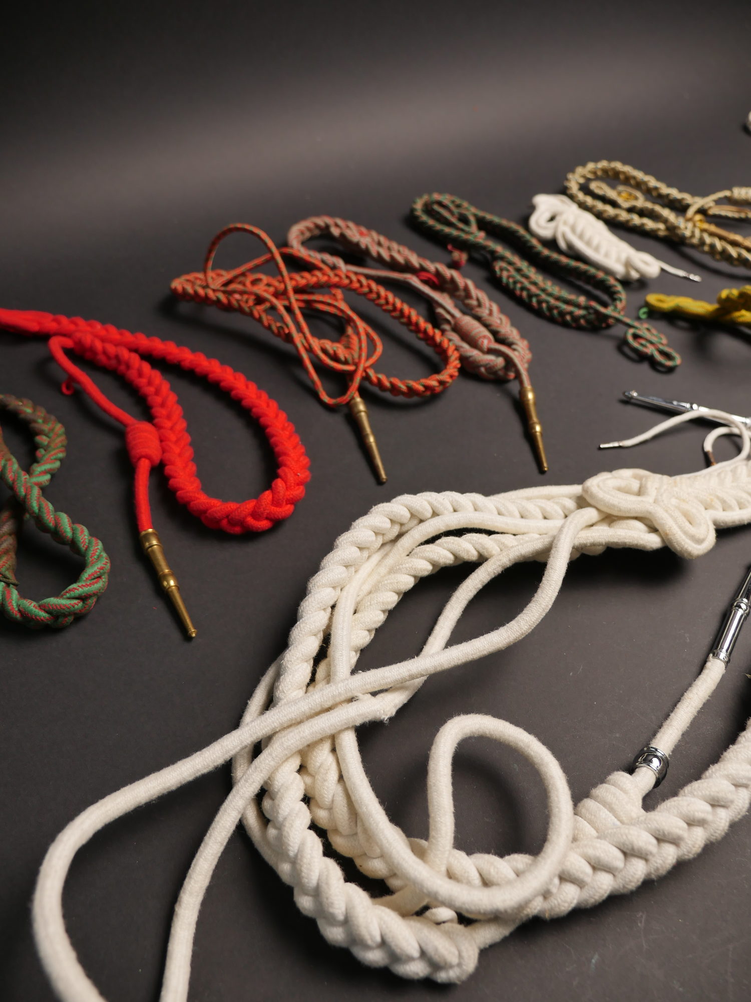 Lot de fourragères Militaires Police Pompiers | Aiolfi G.b.r.