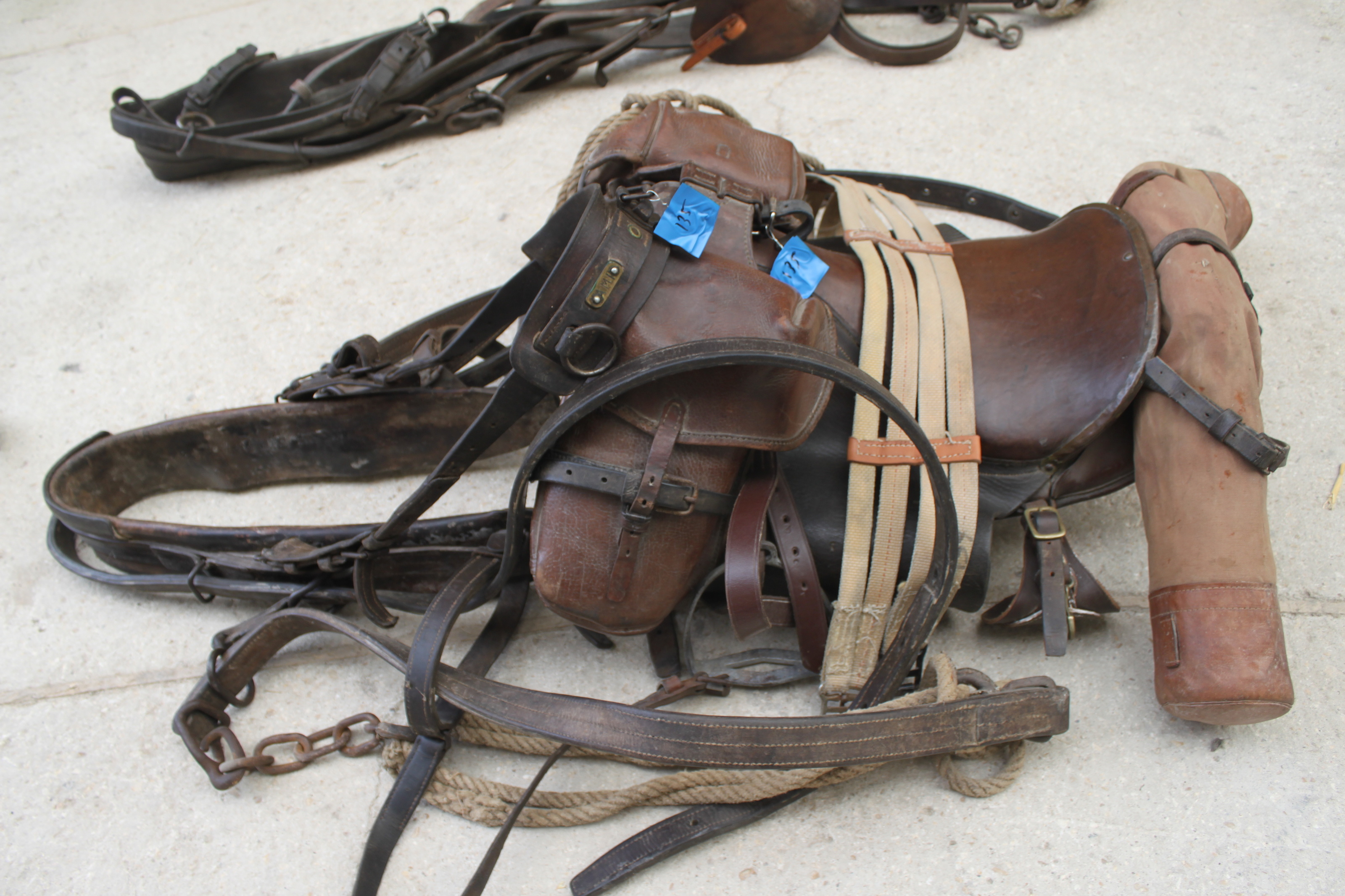 Ensemble de remplacement d'aile de selle de cheval occidental en cuir