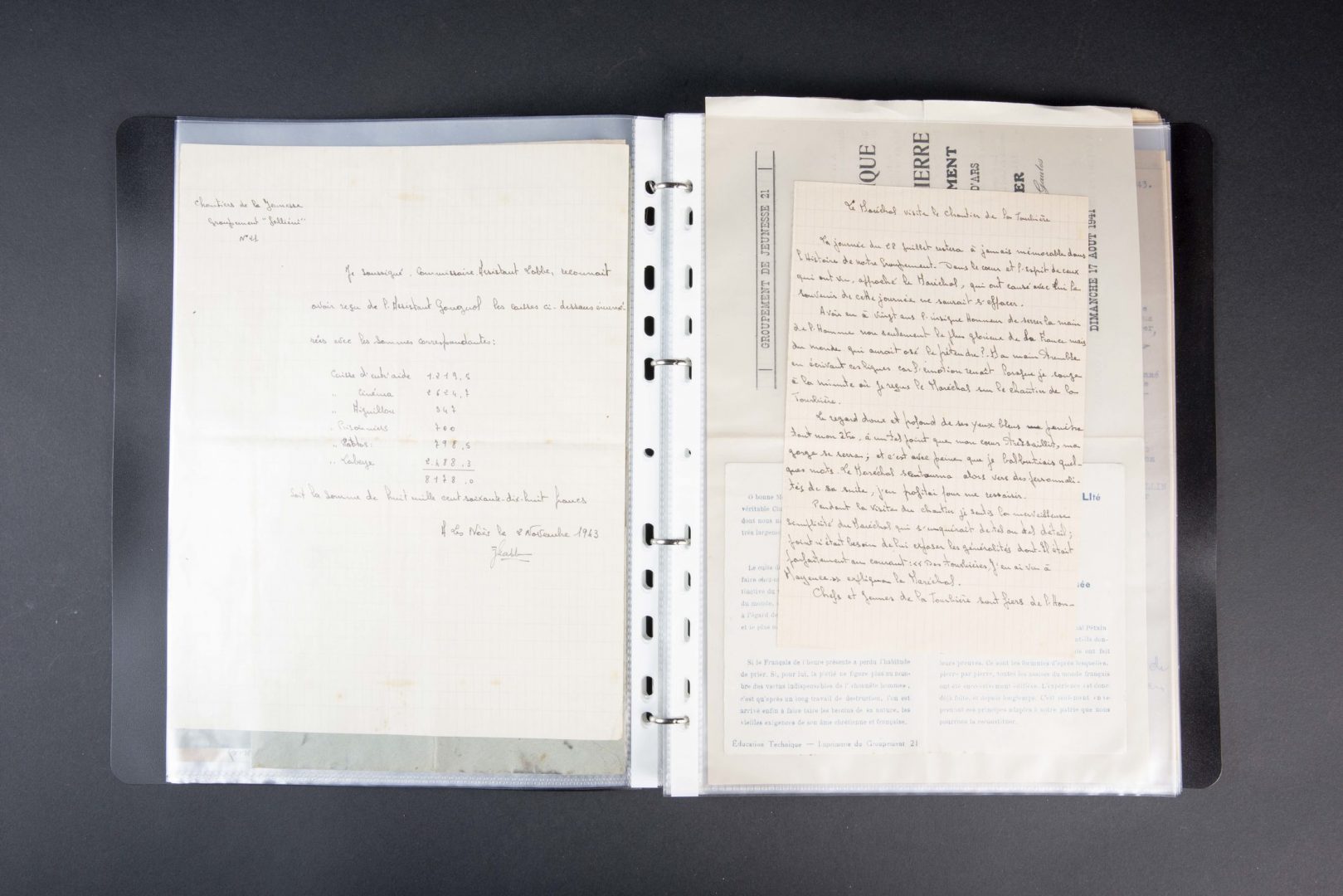 Ensemble de documents du Groupement 21 | Aiolfi G.b.r.