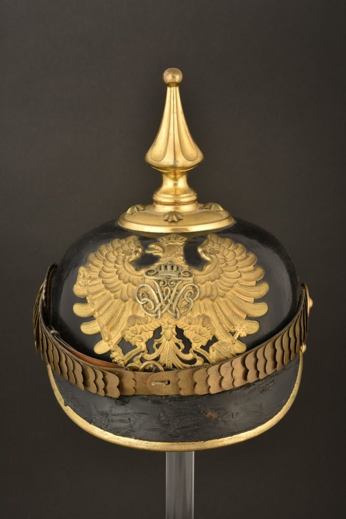 Casque à Pointe Pickelhaube Officier Impérial Allemand – Reproduction Acier