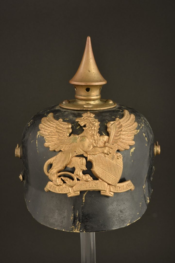 Prusse- Casque A Pointe D’officier De Pionniers | 1ère guerre mondiale