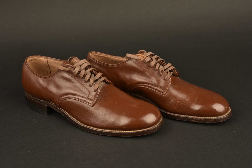 Chaussures Officier Armée De L’air En Cuir – Taille 43, Noir, Neuves Sans Boîte