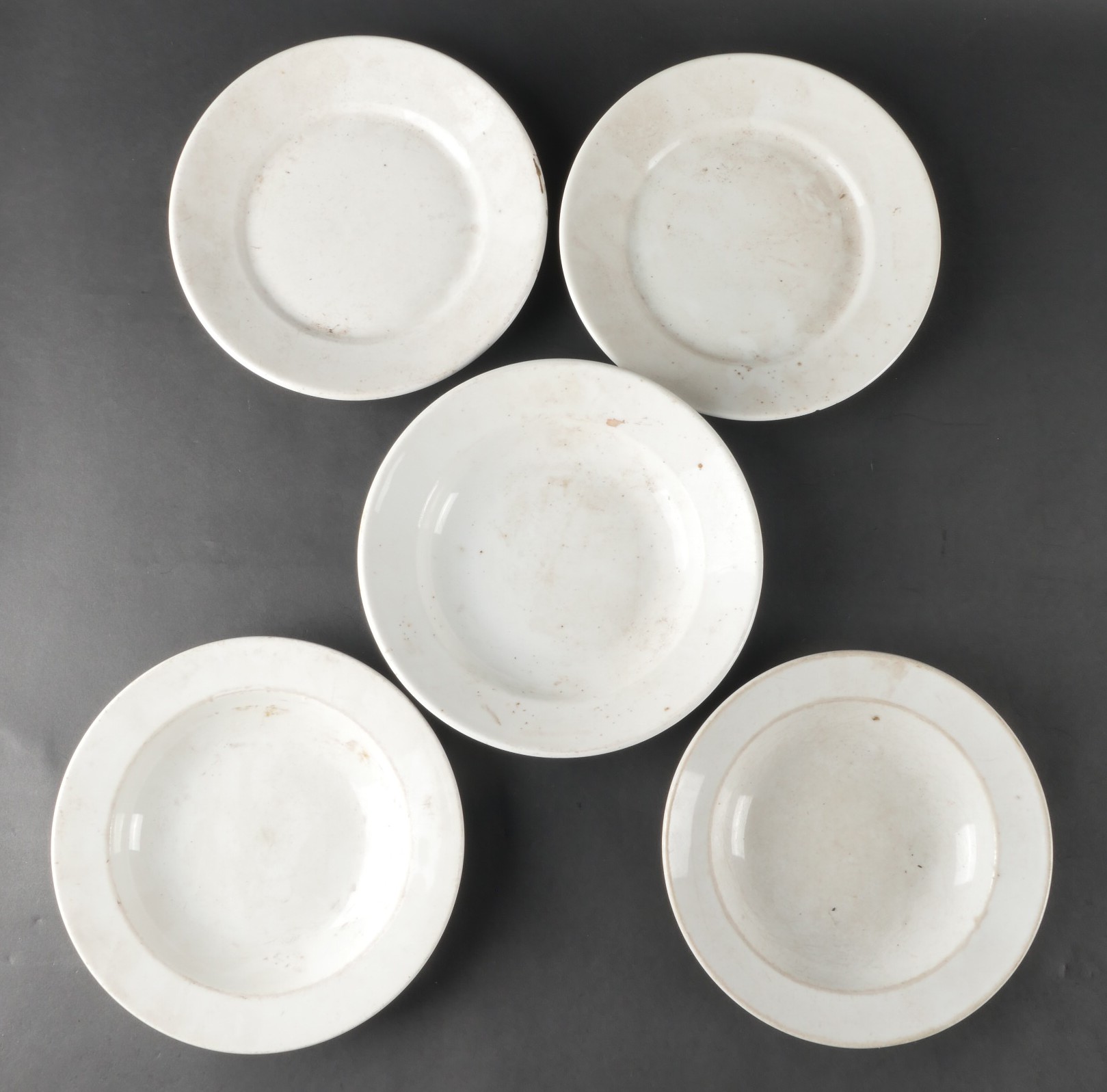 Service De Vaisselle Porcelaine Rhenania Allemagne – Motif Fleurs, 14 Pièces