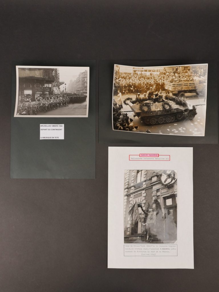 5 photos de la Légion et de la SS Wallonie. 5 photos of the Legion and