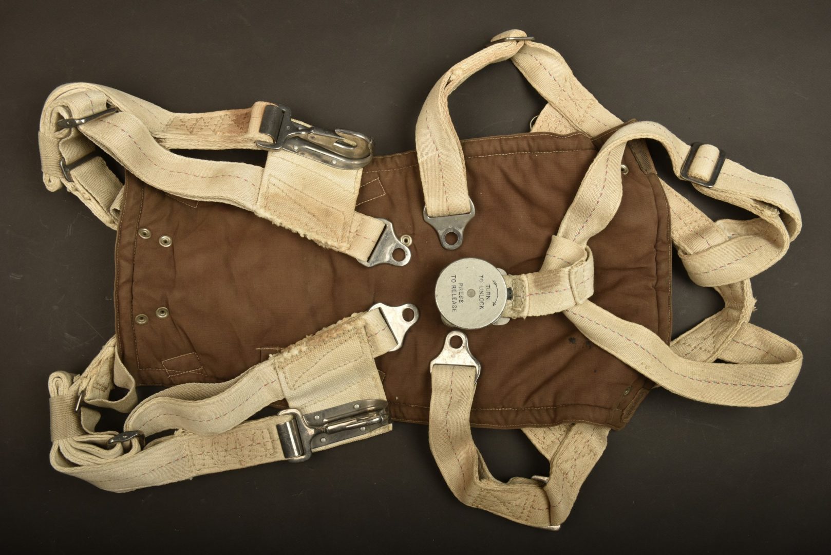 Lot De 11 Pièces De Harnais De Parachute Militaire Américain - Excellent Pour Pièces Ou Projet DIY #CD619