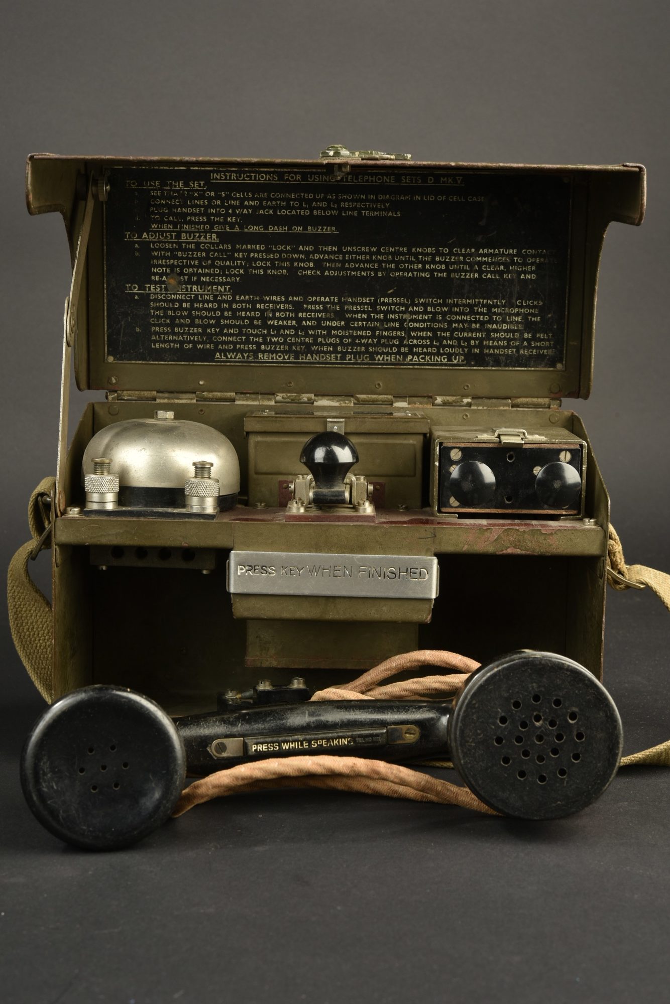 Ensemble d'accessoires radio britannique. Aiolfi G.b.r.