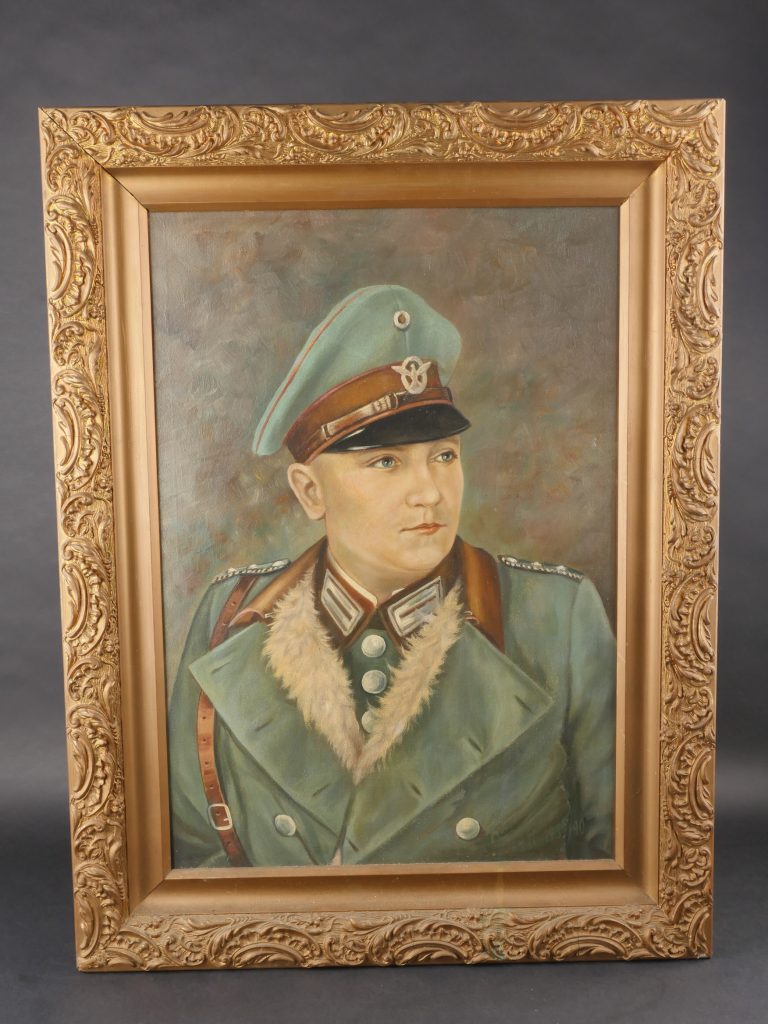 Photo Ancienne Sur Carton – Portrait Jeune Homme Gendarme Ou Policier – Vers 1920