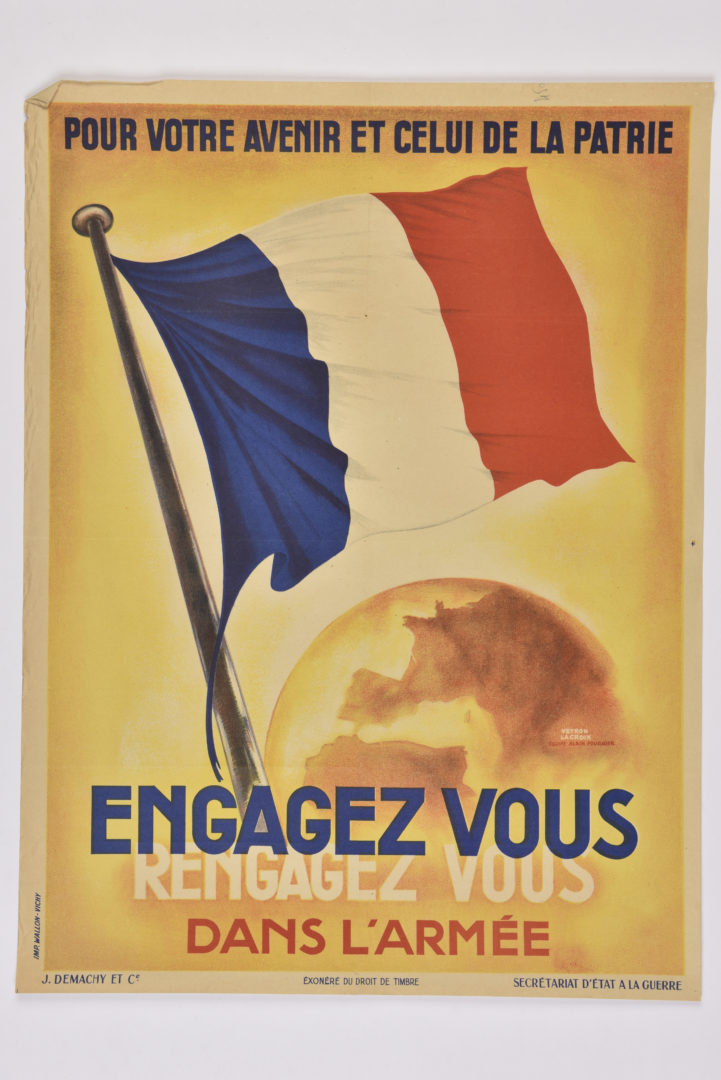 Affiche de Vichy de recrutement