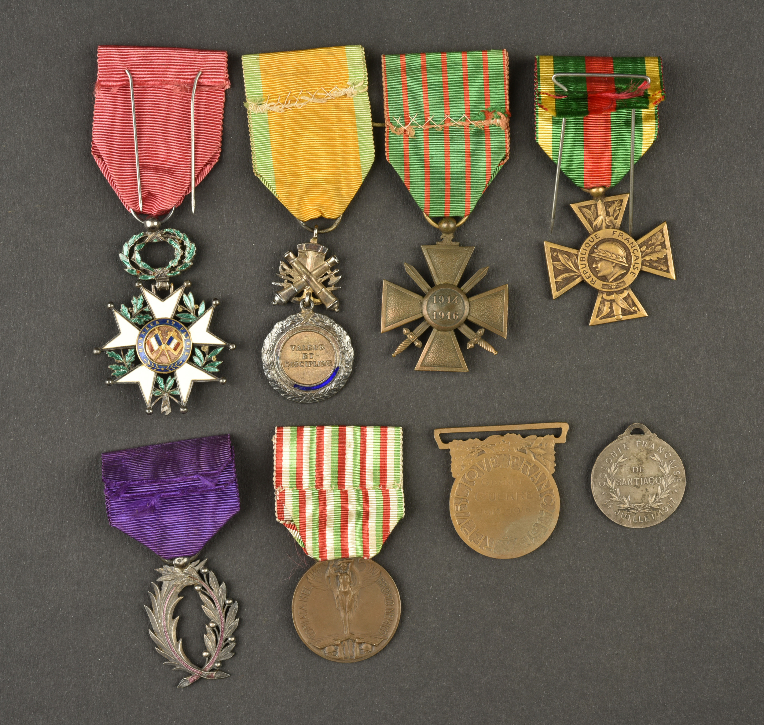 LOT DE 05 MÉDAILLES ET DÉCORATIONS FRANCAISES