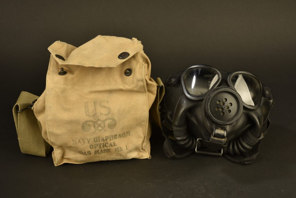 Navy Diaphragm Optical Gas Mask MKI Aiolfi G.b.r.