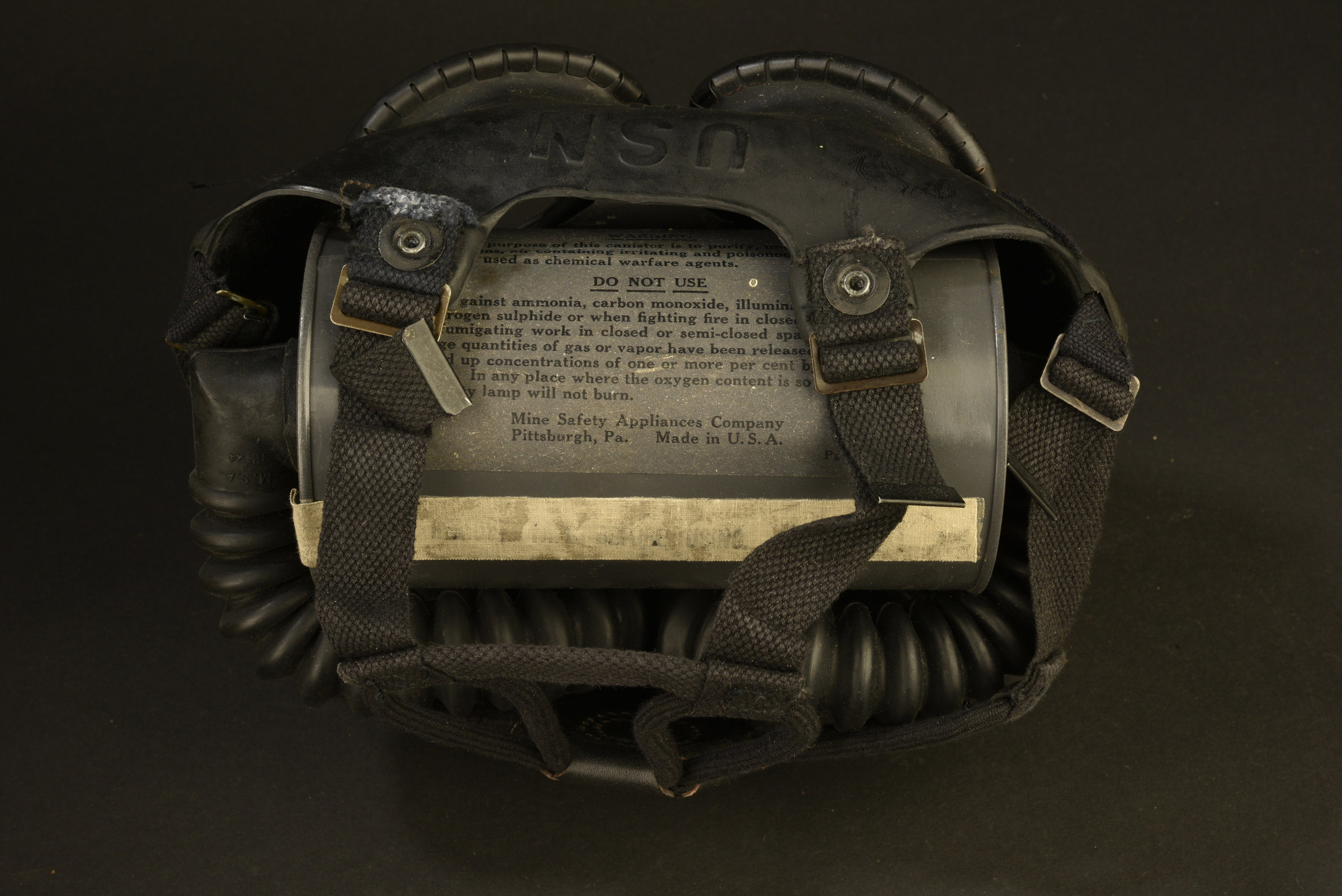 Navy Diaphragm Optical Gas Mask MKI Aiolfi G.b.r.